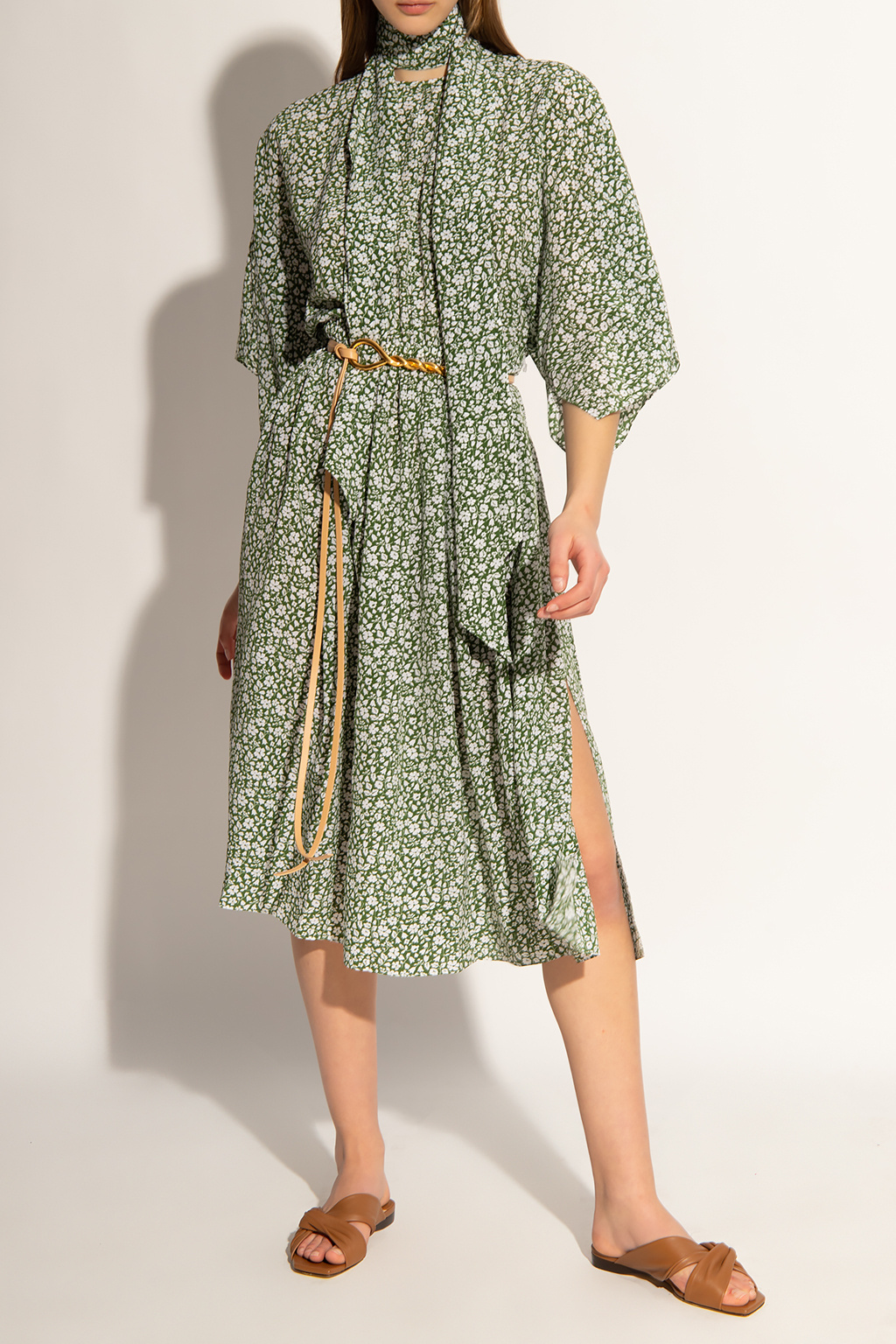 Michael Kors Patterned dress with slits | Women's Clothing | IetpShops